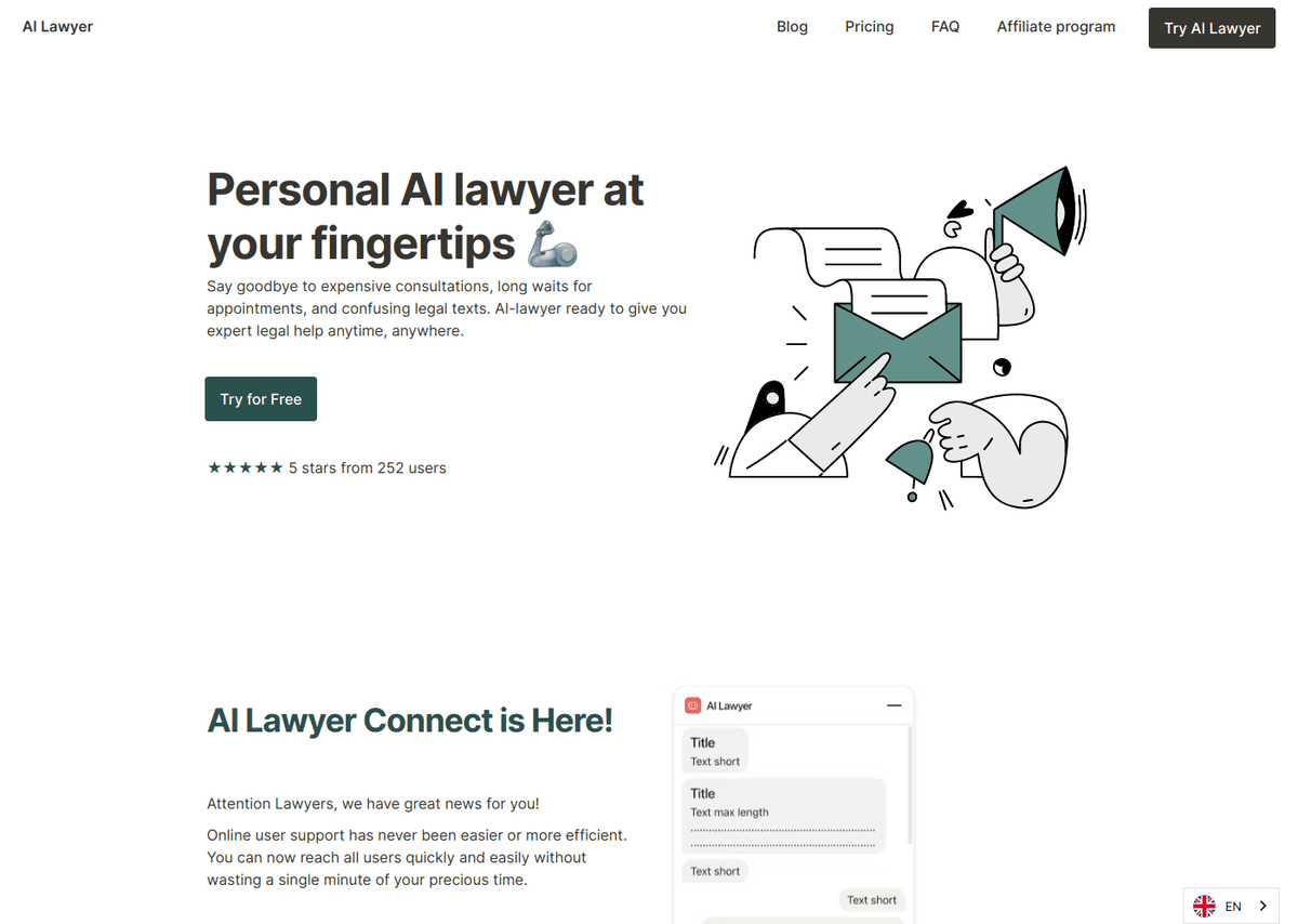 Ai Lawyer website