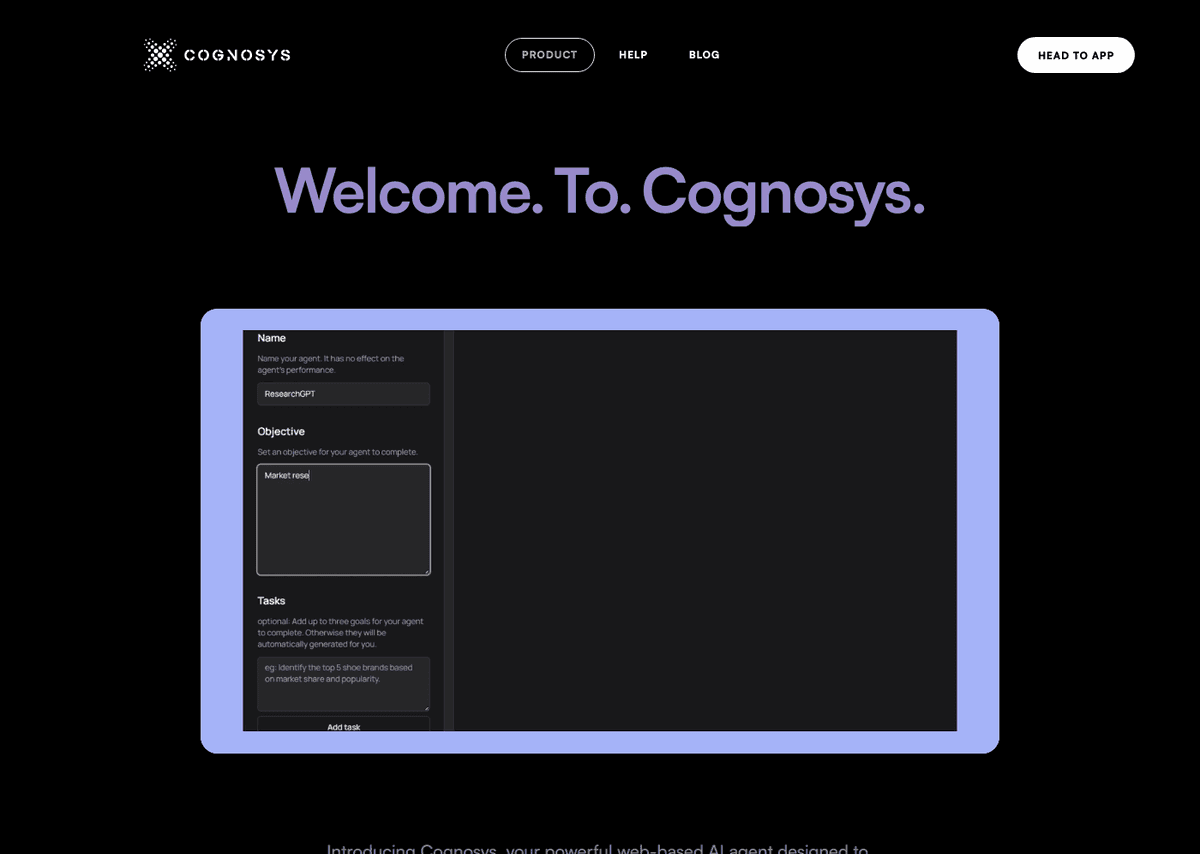 Cognosys website