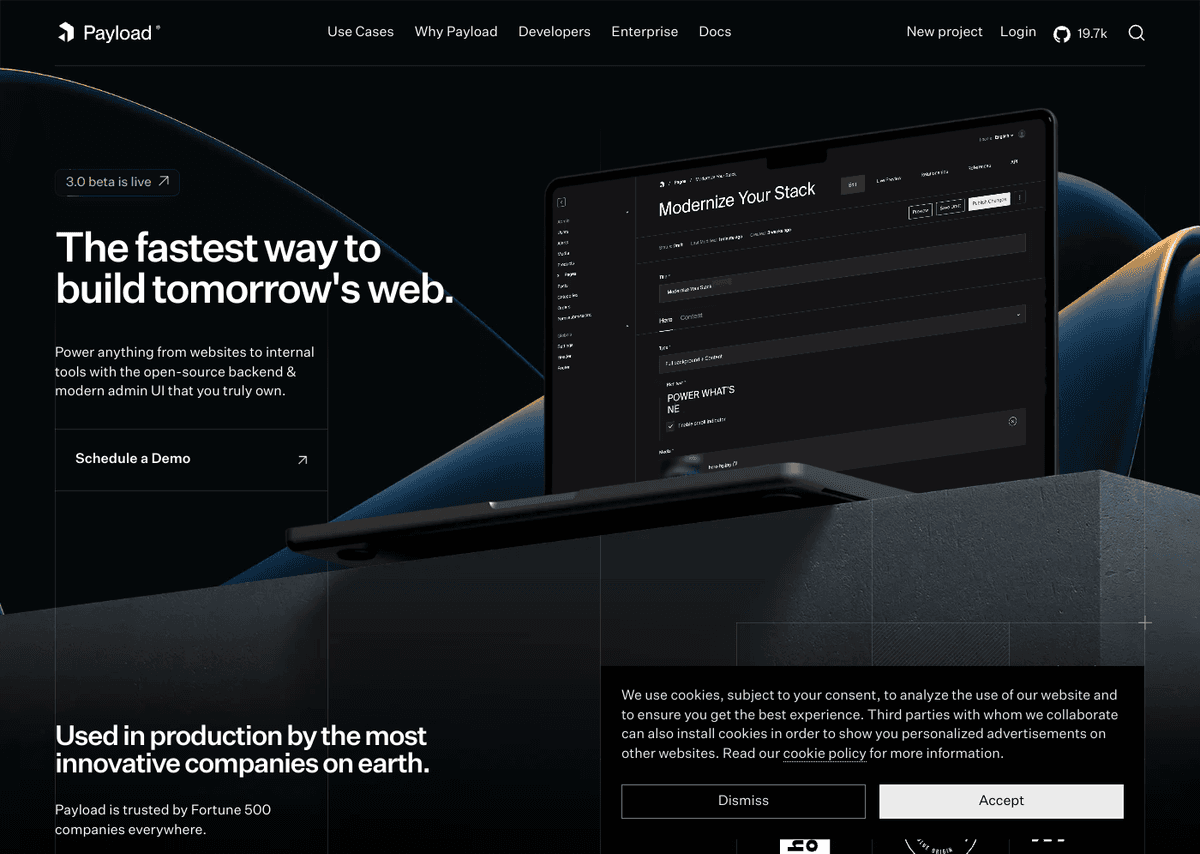 Payload CMS website