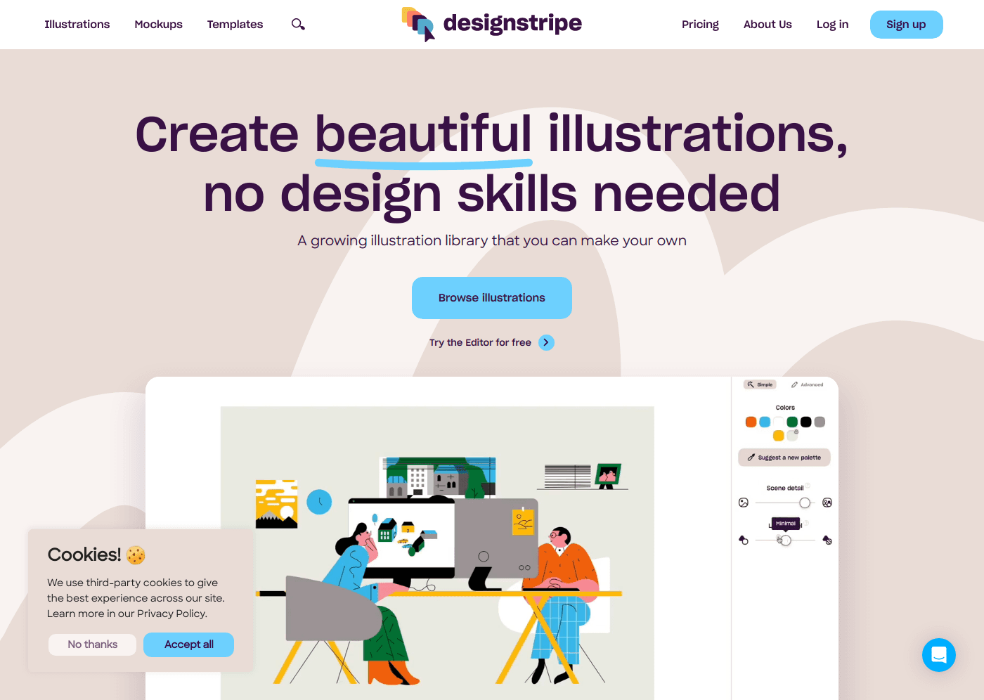 Designstripe website