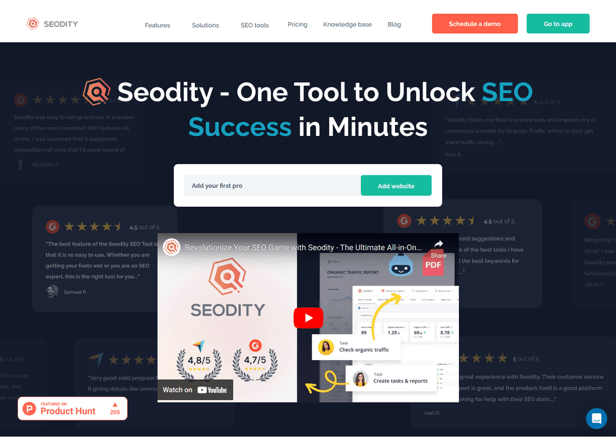 Seodity website