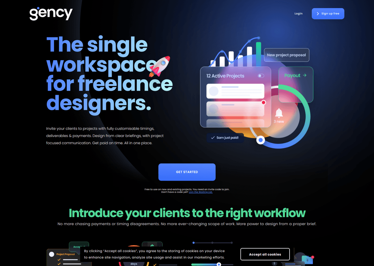 Gency website