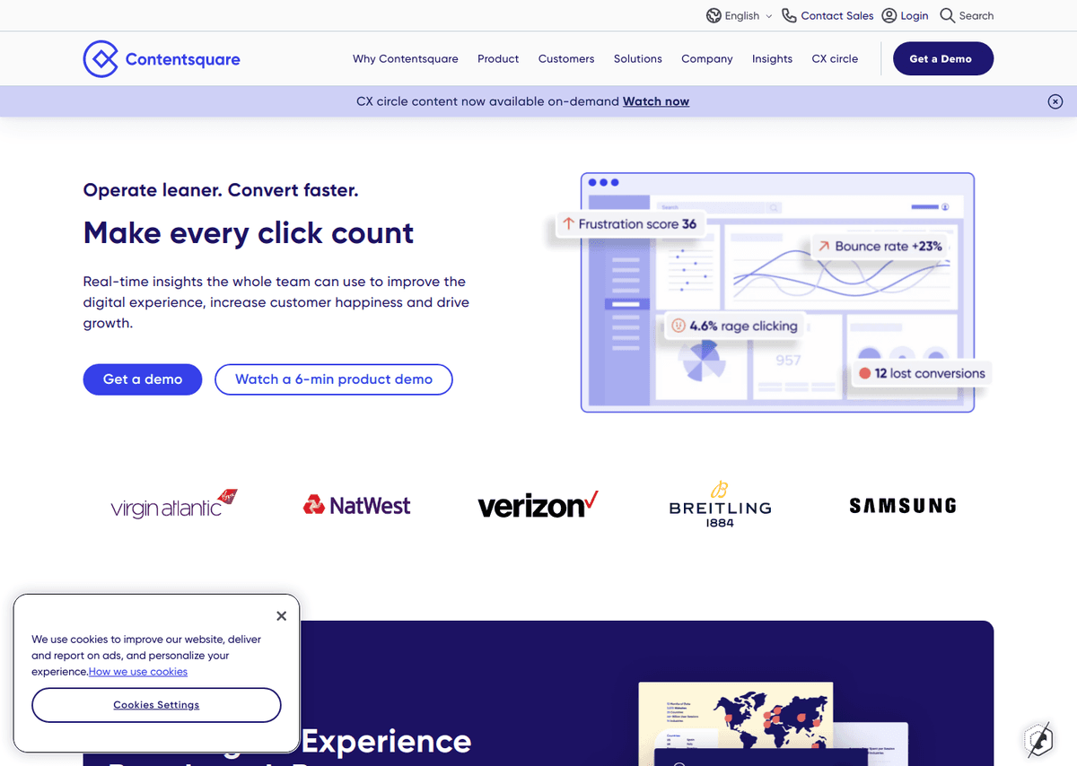 Contentsquare website
