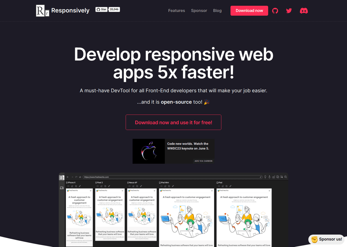 Responsively website