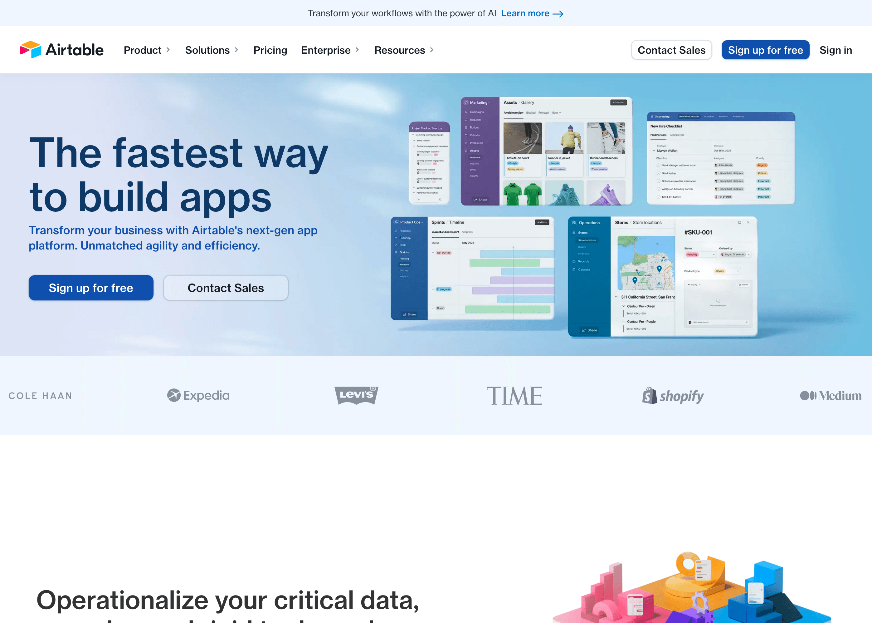 Airtable website