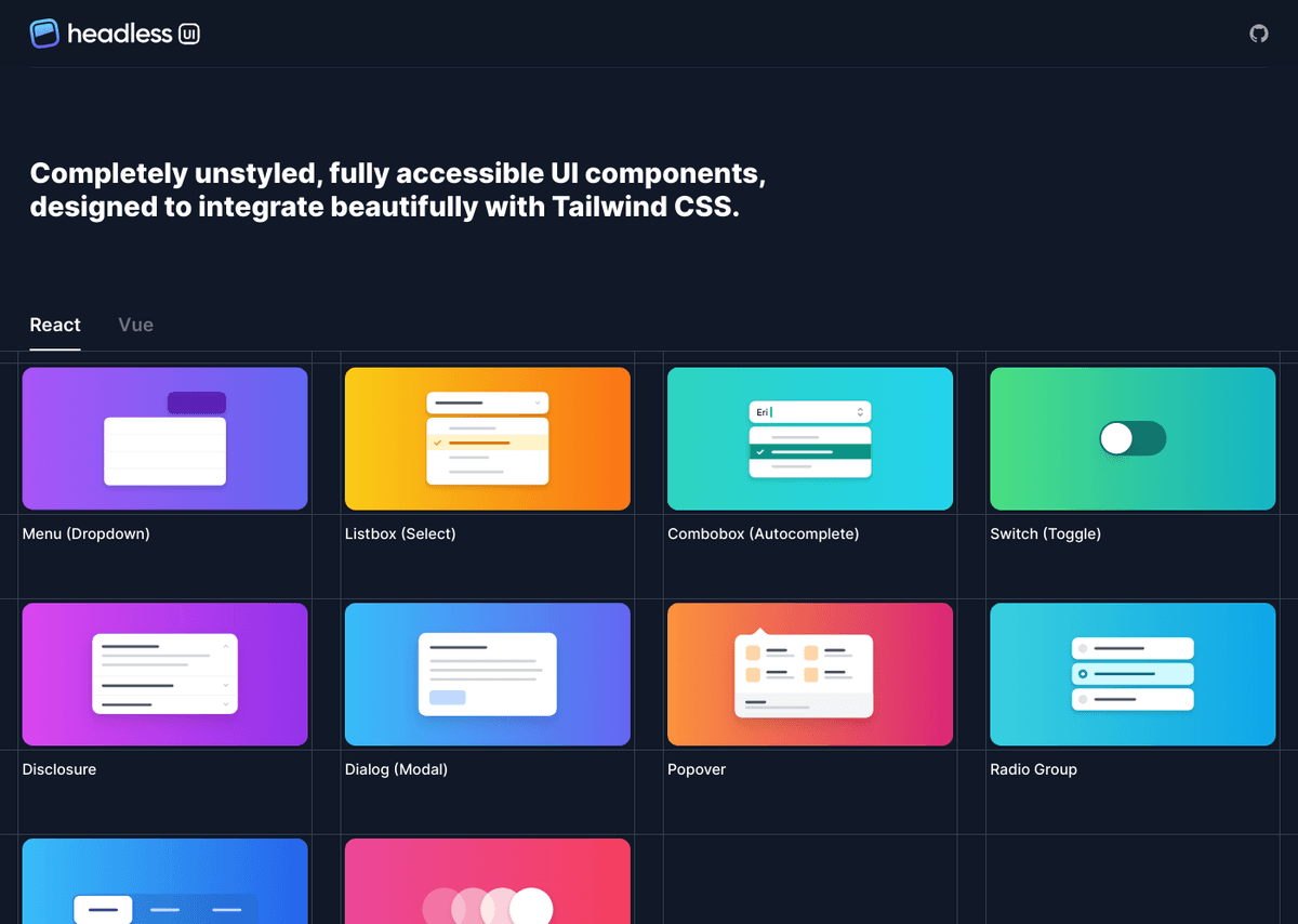 Headless UI website