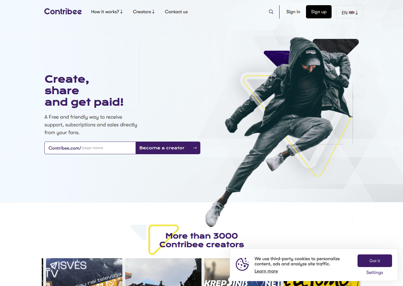 Contribee website