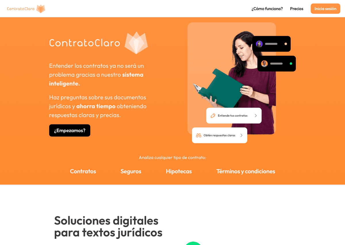 ContratoClaro website