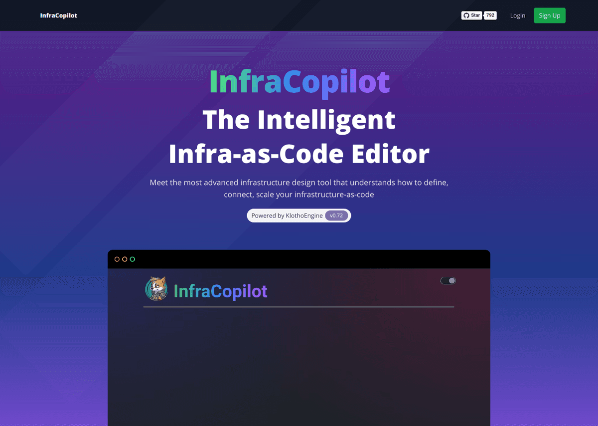 InfraCopilot website
