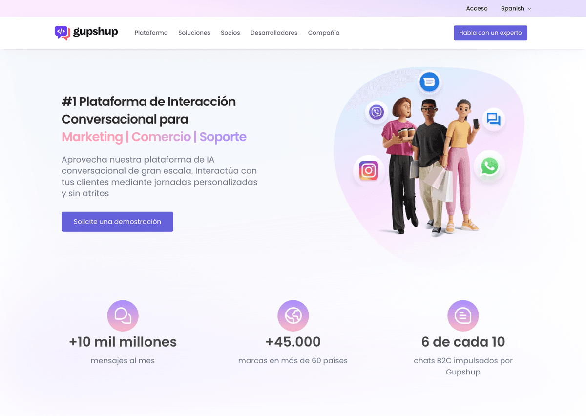 Gupshup website